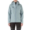 Women's Technical Waterproof Rain Jacket (Light Blue)
