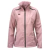 Ladies Lightweight Waterproof Golf Jacket – Dusky Pink & Black