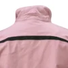 Ladies Lightweight Waterproof Golf Jacket – Dusky Pink & Black - Image 4
