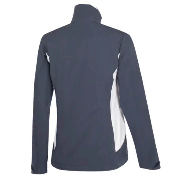Ladies Navy Waterproof Golf Jacket - Image 4